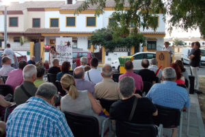 Momento del acto de Los Barrios